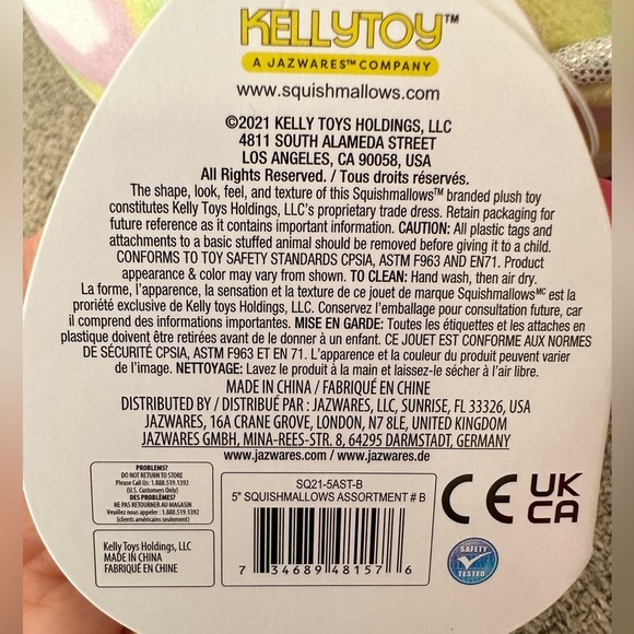 Nwt 🐈 🦄 5" Soraya Cat Unicorn Squishmallows - Picture 4 of 4